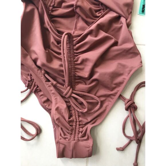 Fashion Nova One Piece Swimsuit Margaritas at Midnight Ruched - Picture 3 of 8